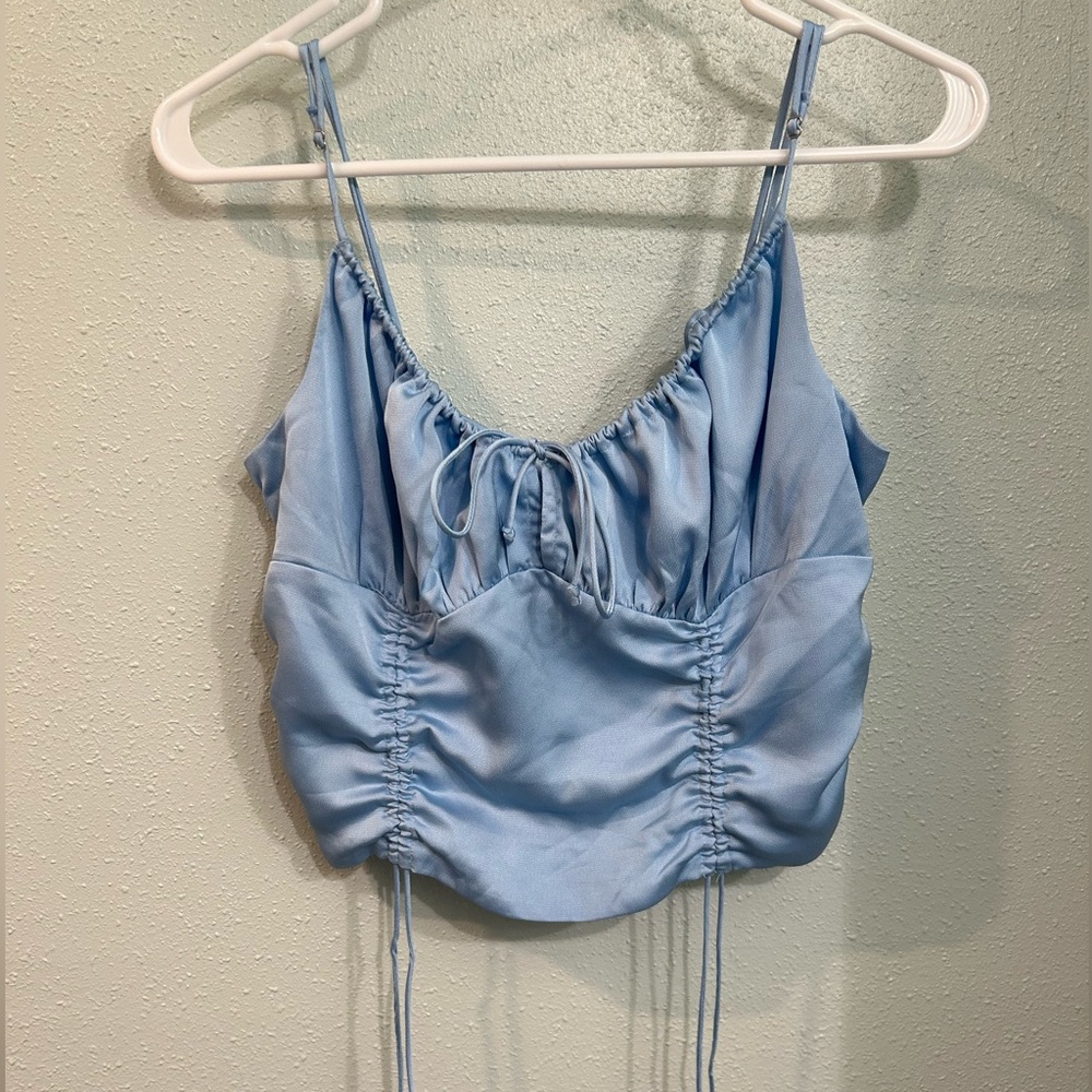Light Blue crop top